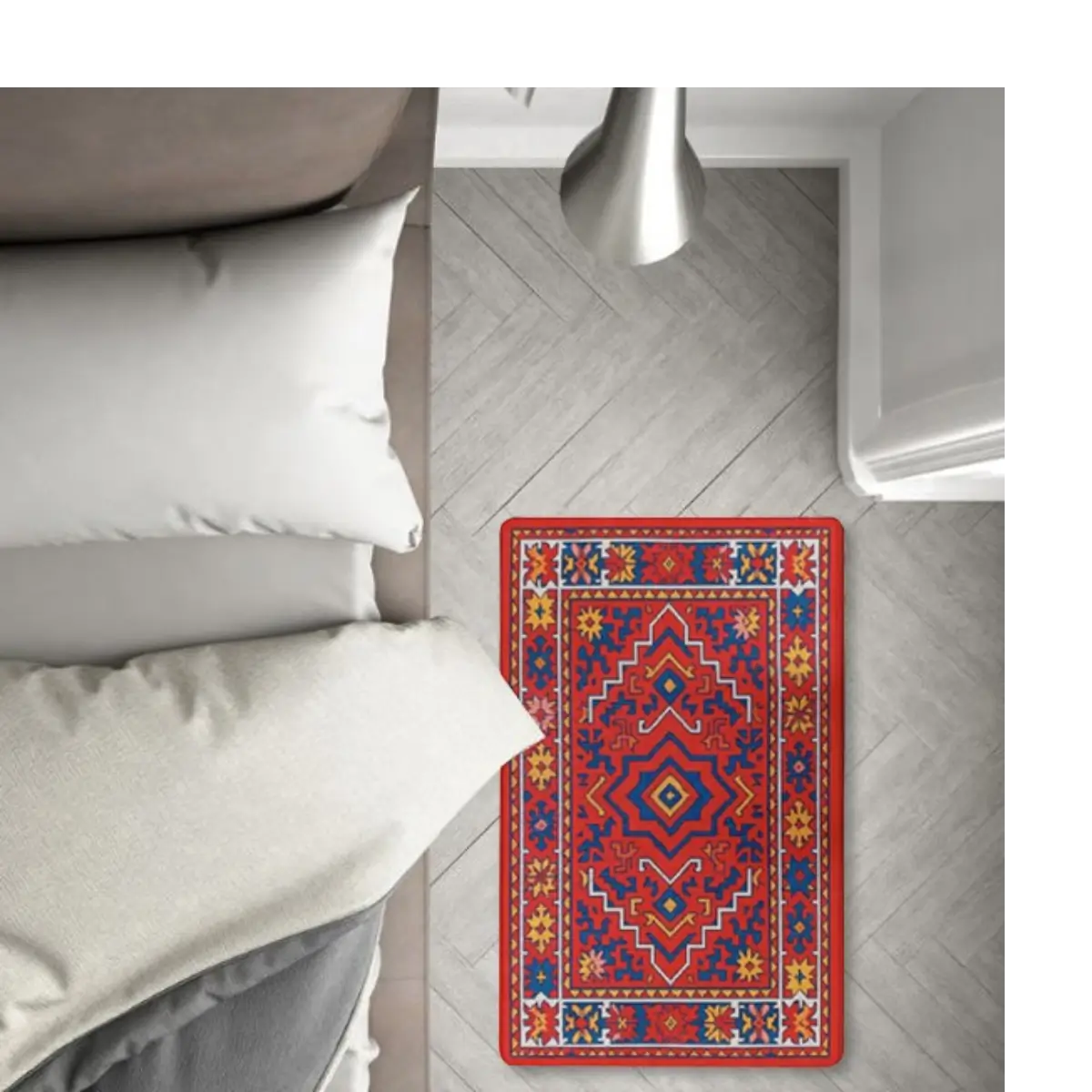 Ethnic pattern floor mat