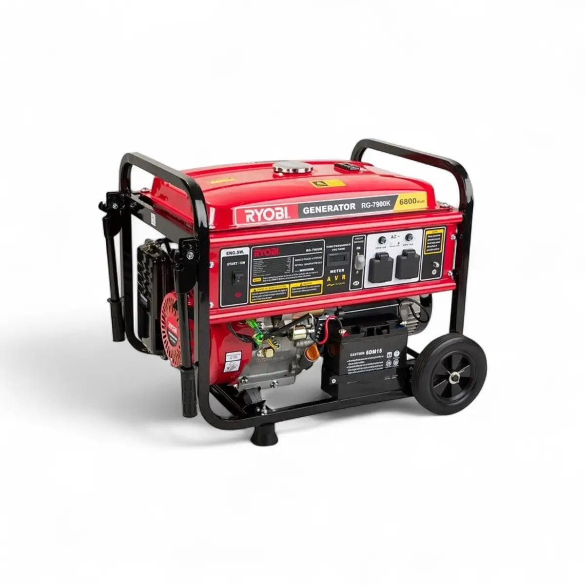Ryobi 7500W 4-Stroke Petrol Generator - Key Start