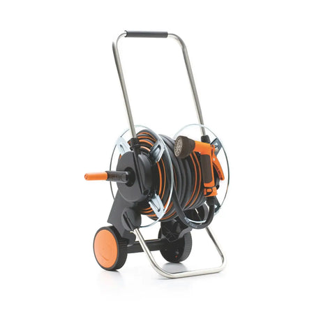 Metal hose trolley with wheels