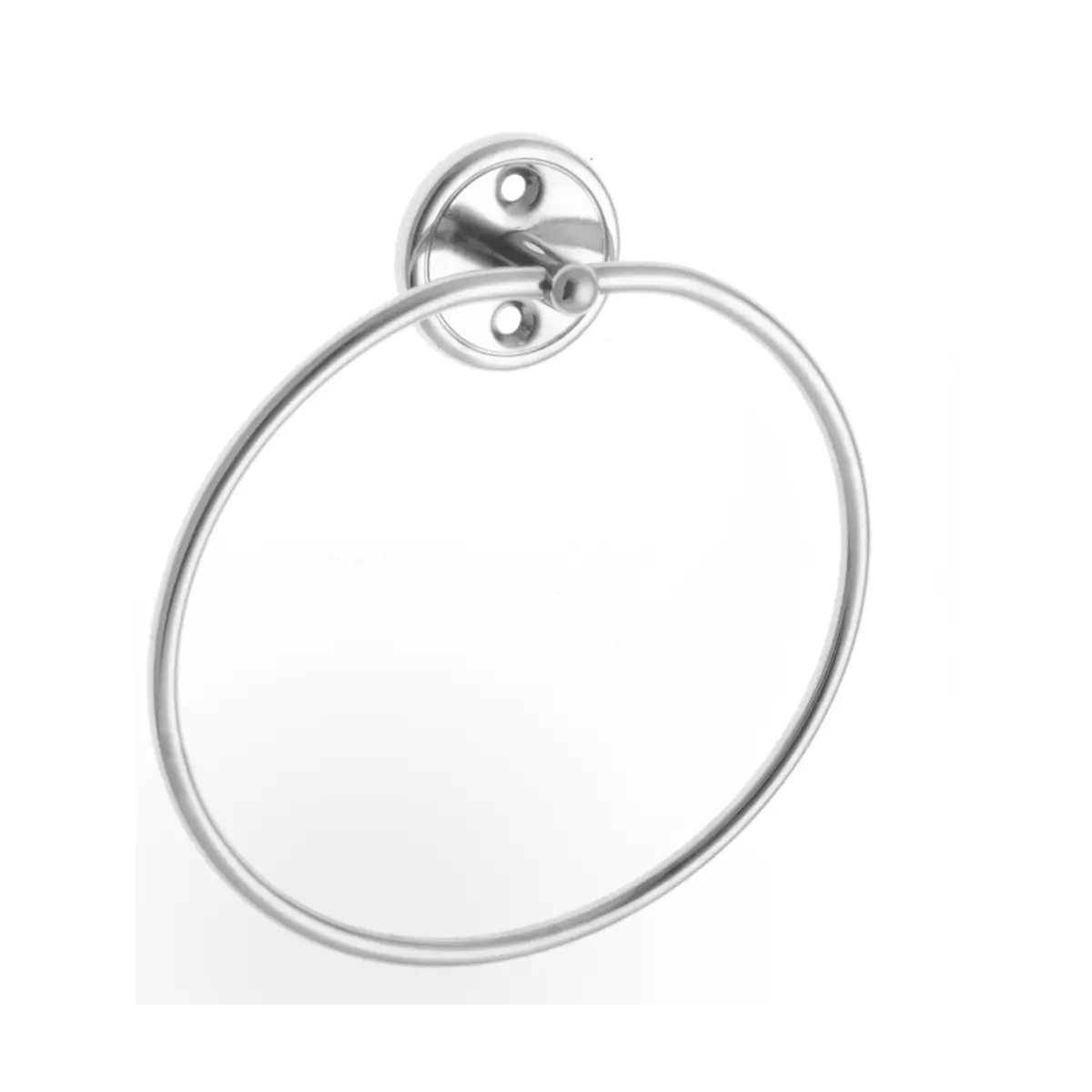 Wall mounted towel ring