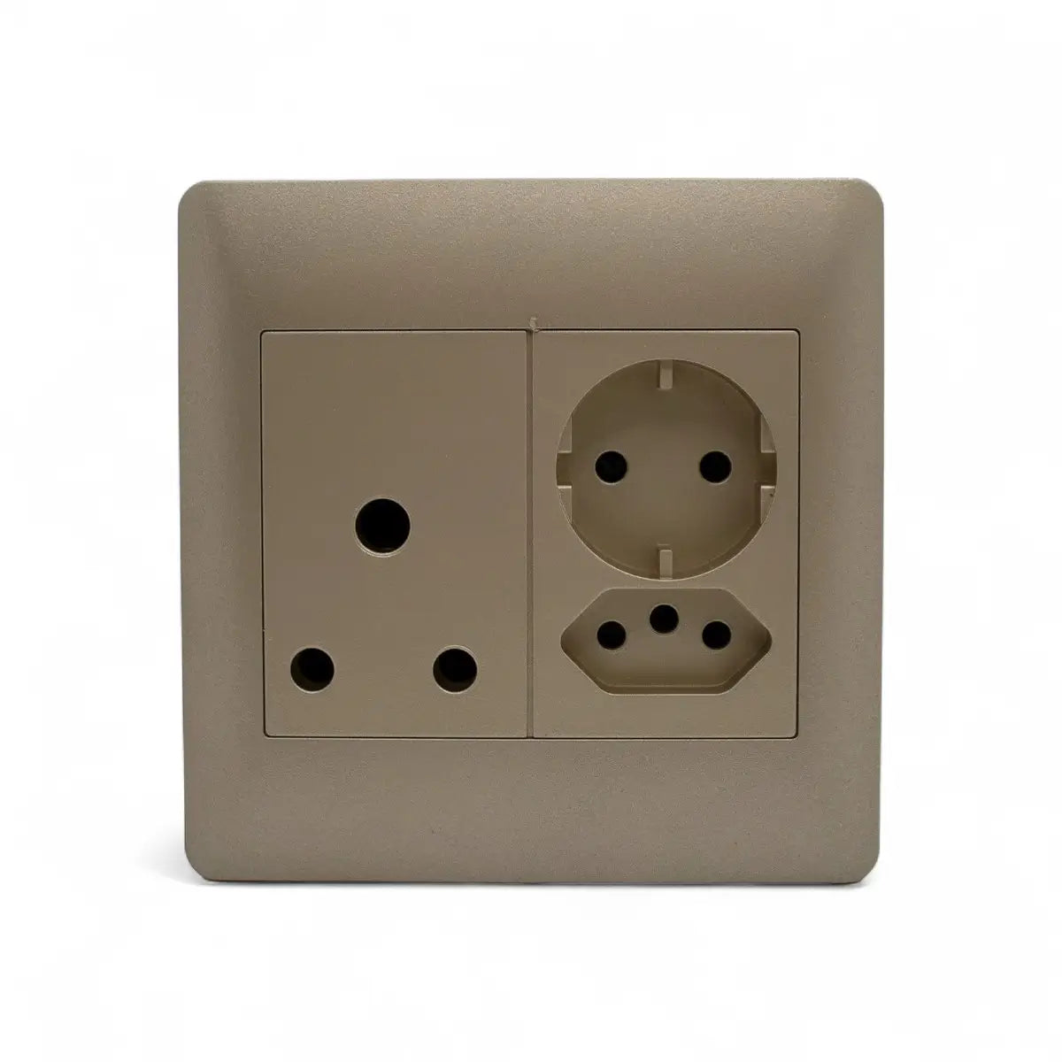 Lesco Apollo 100X100Mm 16A, 1X Shuko/Iec Un-Switched Elega Socket