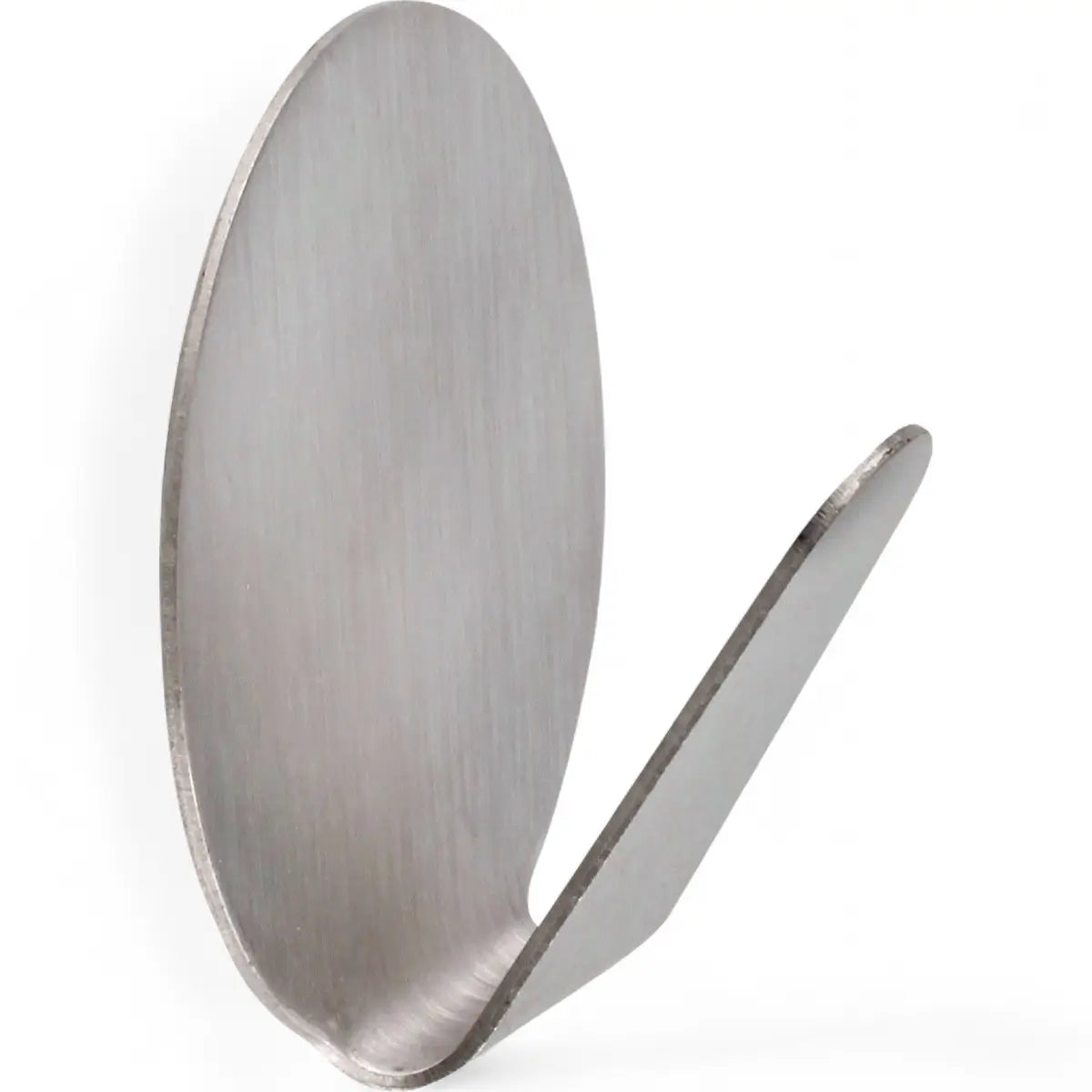 Self-Adhesive Stick-On Stainless Steel Round Hook - Medium (3-Pack)