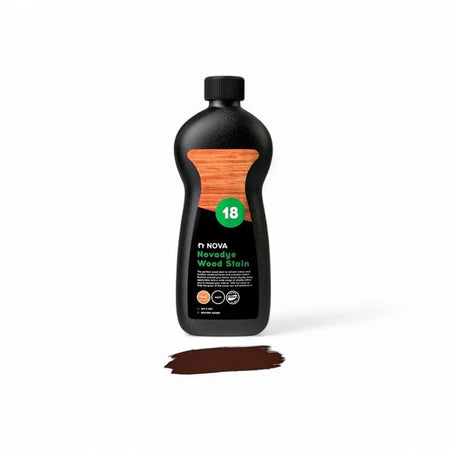 Nova 18 Novadye Wood Stain - Teak - 500ml
