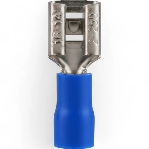 Pre-Insulated Female Disconnect Terminal - Blue (8-Pack)
