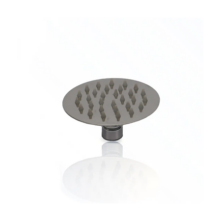 Chrome plated shower rose
