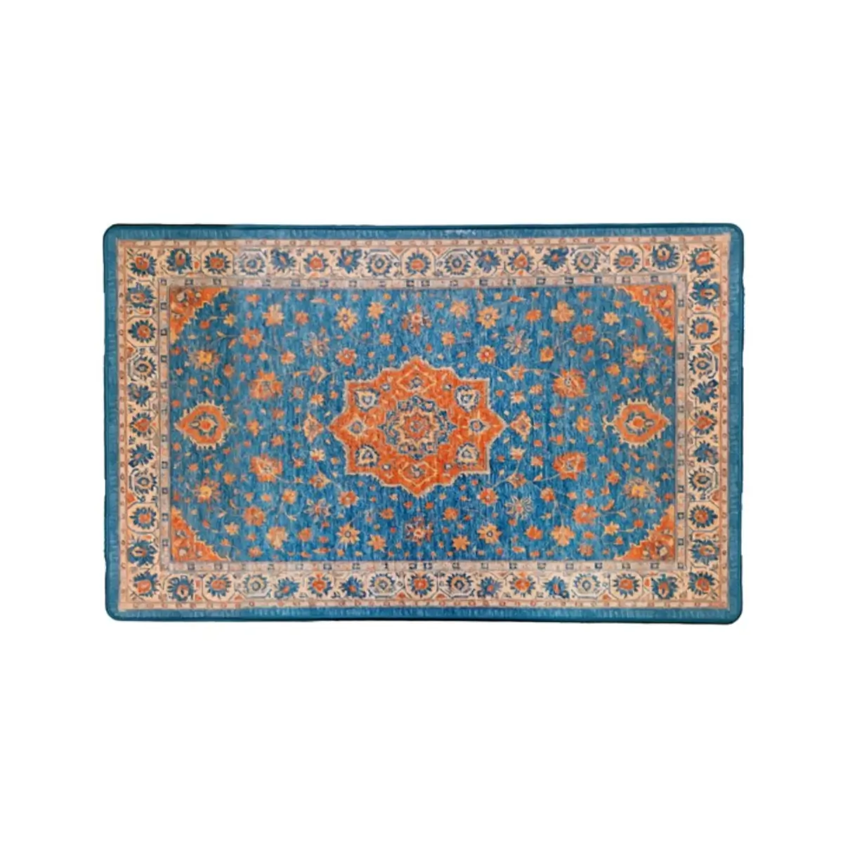 Ethnic pattern floor mat