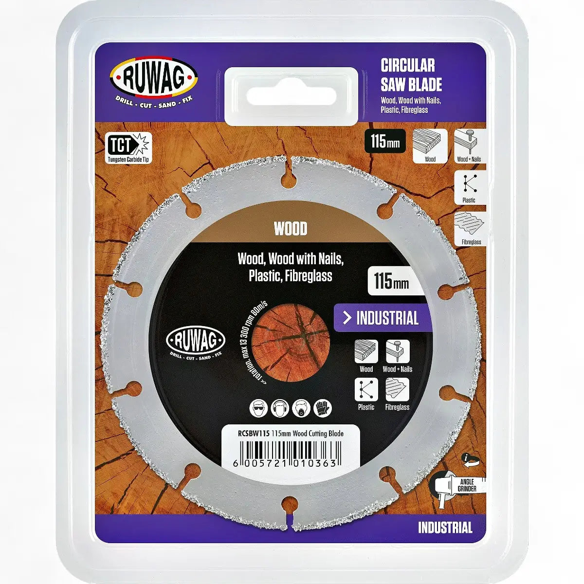 Wood Cutting Blade For Angle Grinder - 115 X 1mm