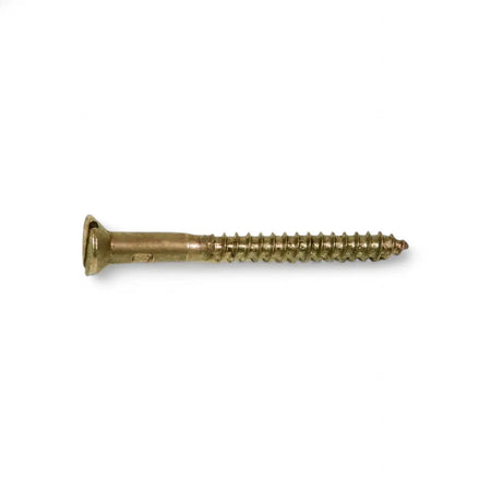 Brass Plated Wood Screw (10-Pack)