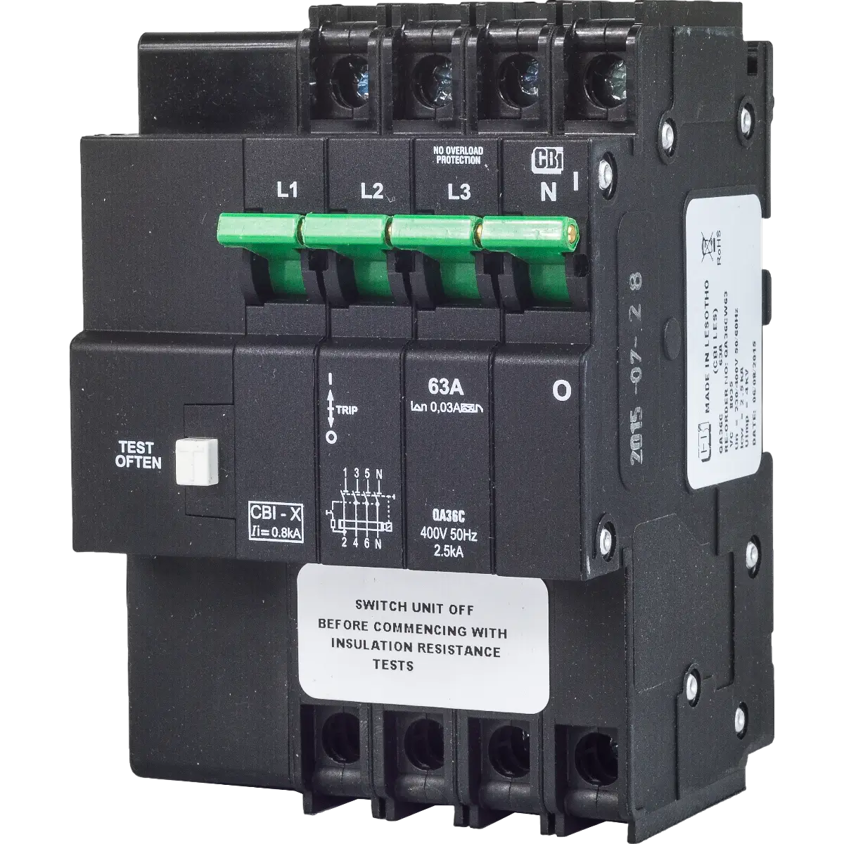 63A electrical switch