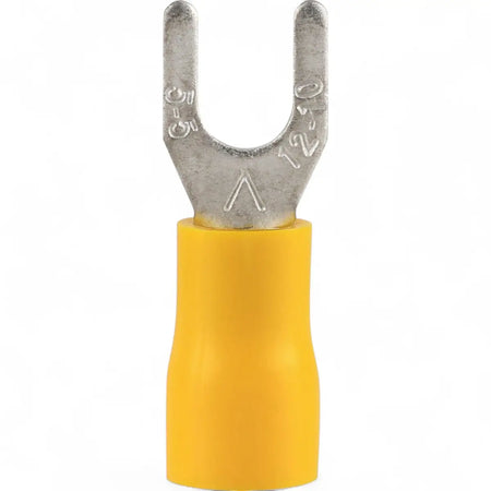 Pre-Insulated Spade Terminal - Yellow (25-Pack)