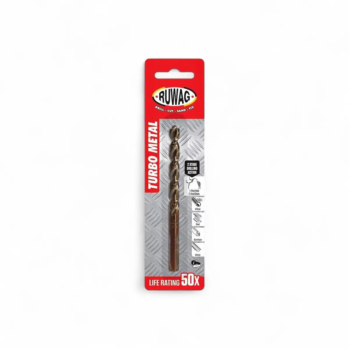 Turbo Metal Drill Bit (Carded)