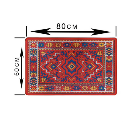 Ethnic pattern floor mat