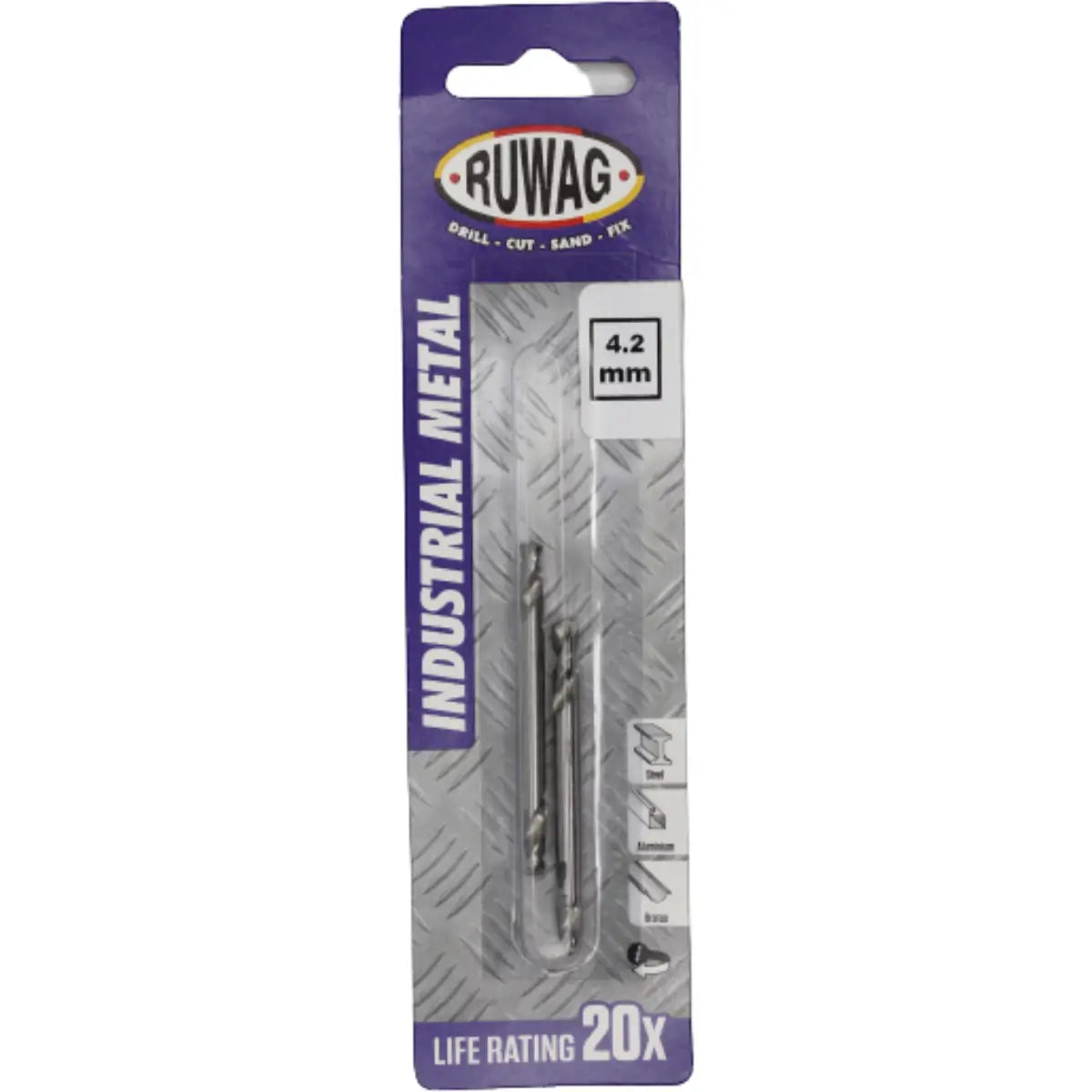 Ruwag 4.2mm Double sided Metal Bit 2 Pc - Al's Hardware