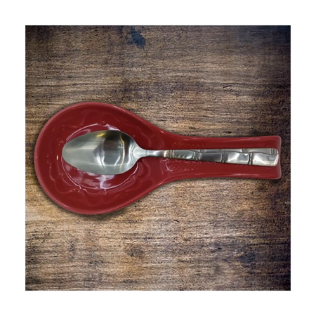 Ceramic spoon rest for stove