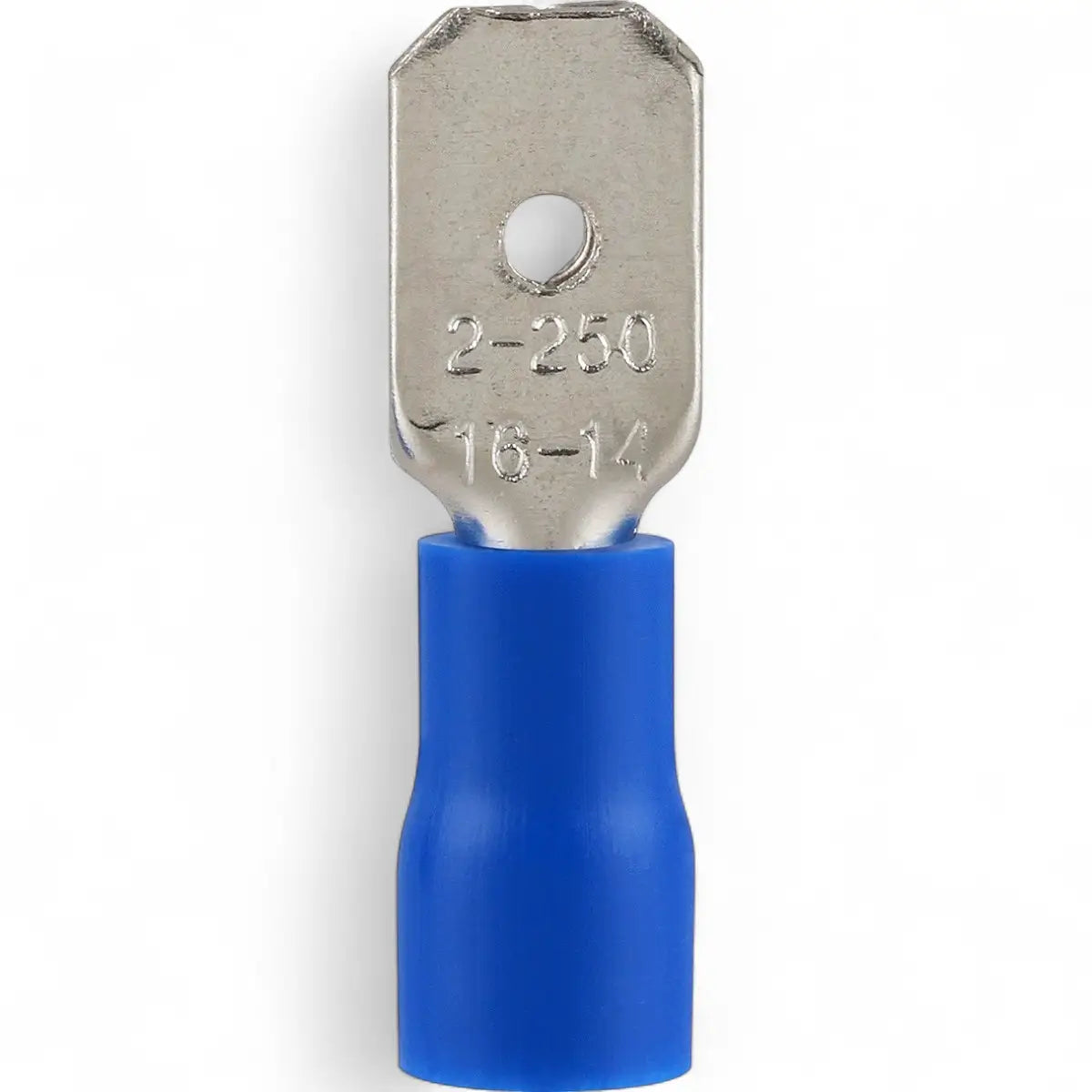 Pre-Insulated Male Disconnect Terminal - Blue 6.3mm (25-Pack)