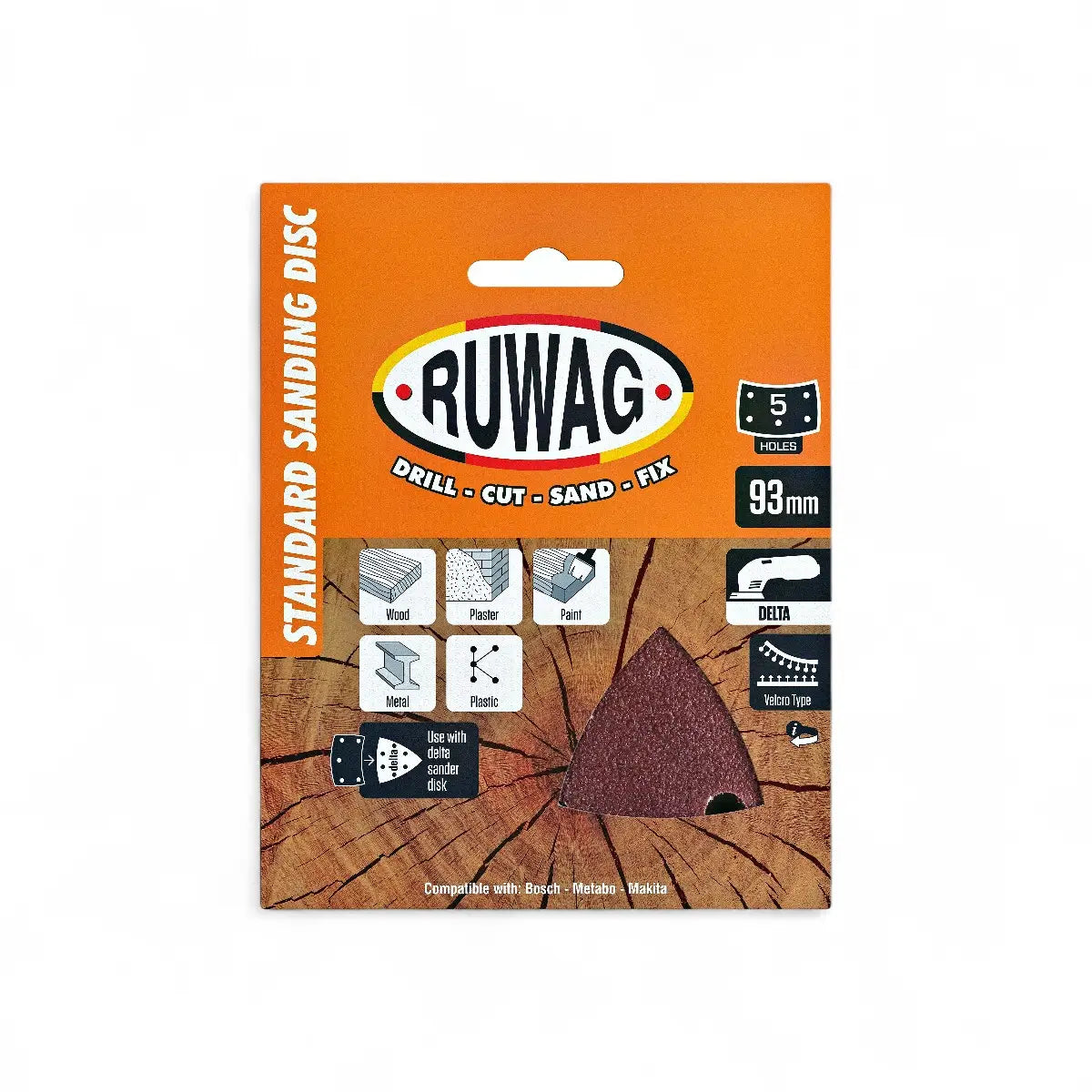 Triangular Sanding Sheet Add-On (P240 Grit)