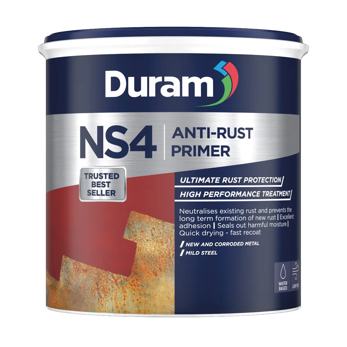 Red anti rust primer 1L