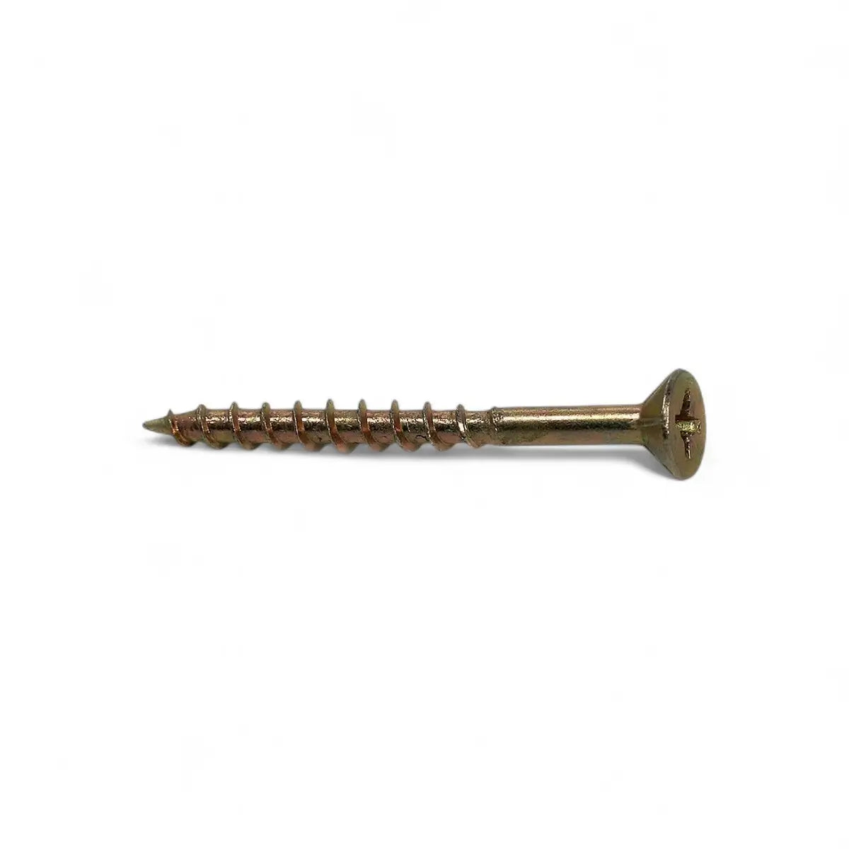 Yellow Passivated Chipboard Screw (400-Pack)