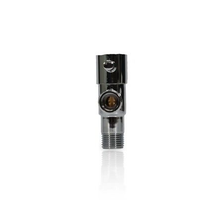 Chrome plated angle valve