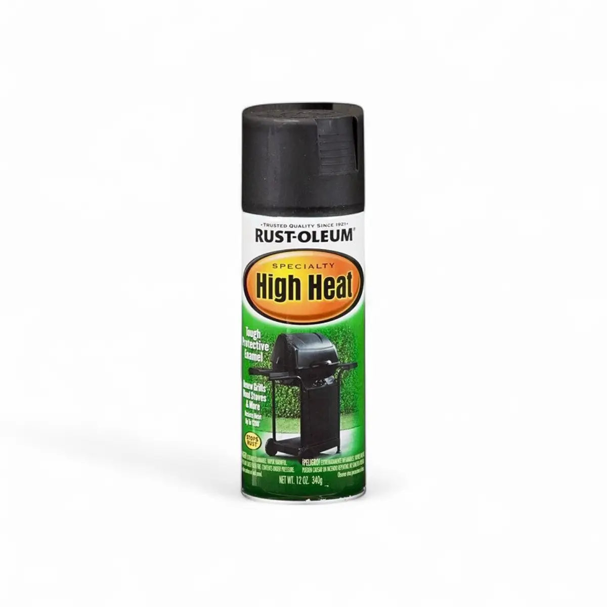 High Heat Bbq Spray Paint - Black - 340G
