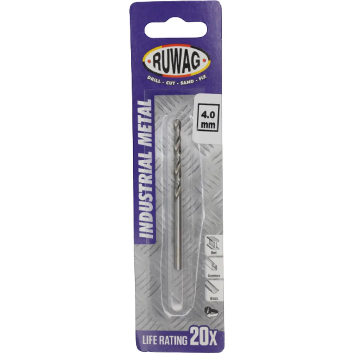 Ruwag 4mm Metal Drill Bit - Al's Hardware