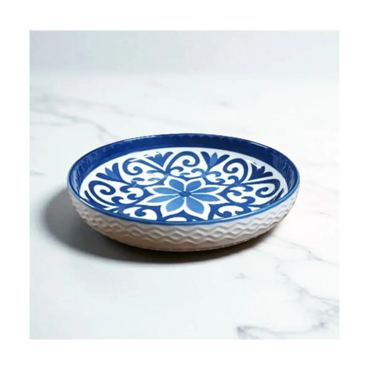 Embossed ceramic dish 12cm
