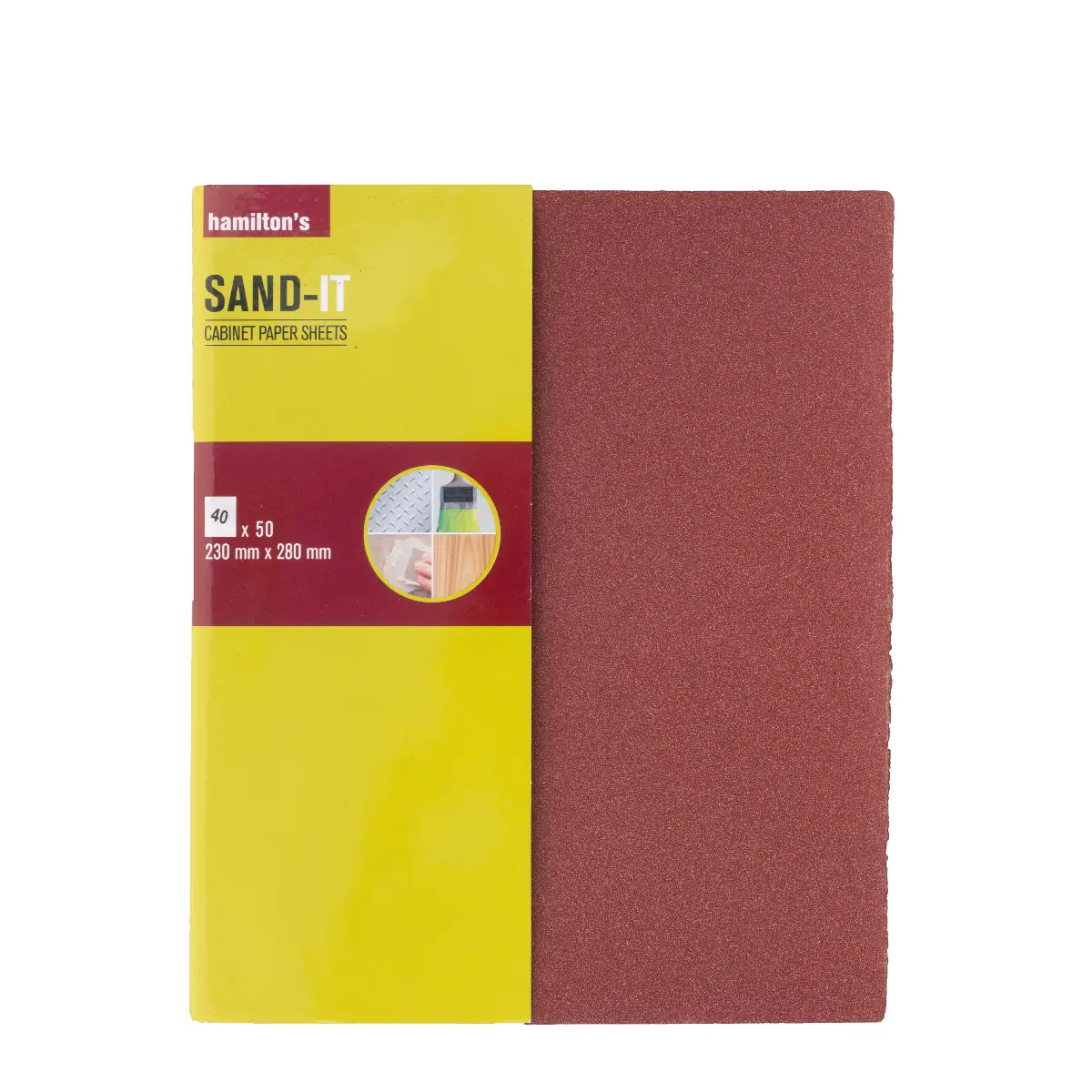 Cabinet paper sandpaper sheet