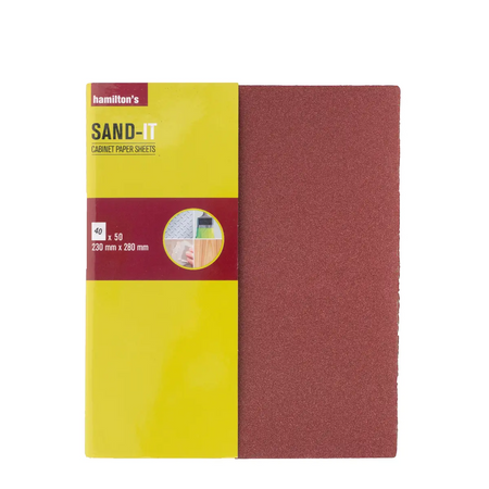 Cabinet paper sandpaper sheet