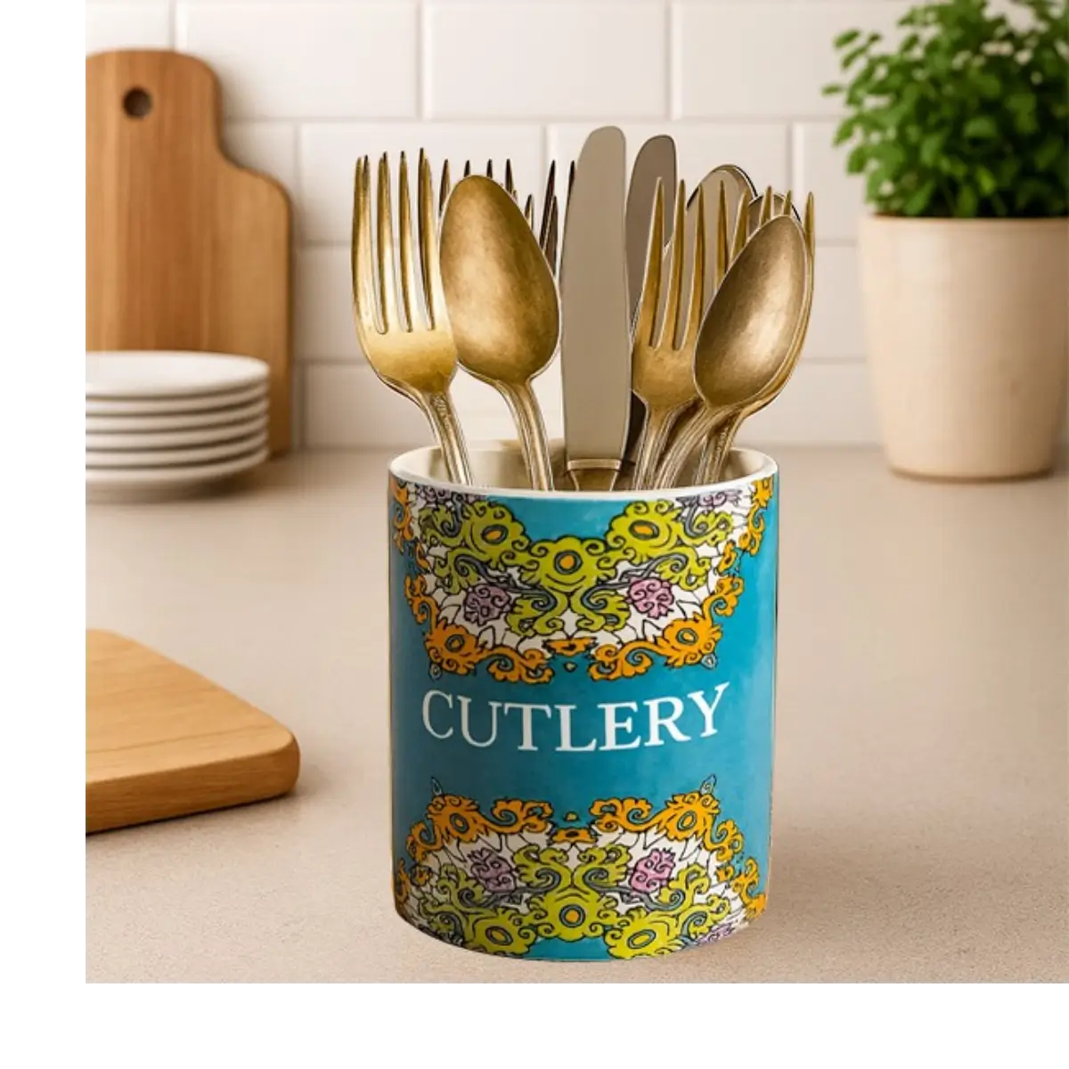 Kitchen knife and utensil holder