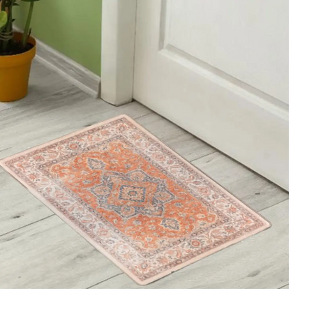 Ethnic pattern floor mat