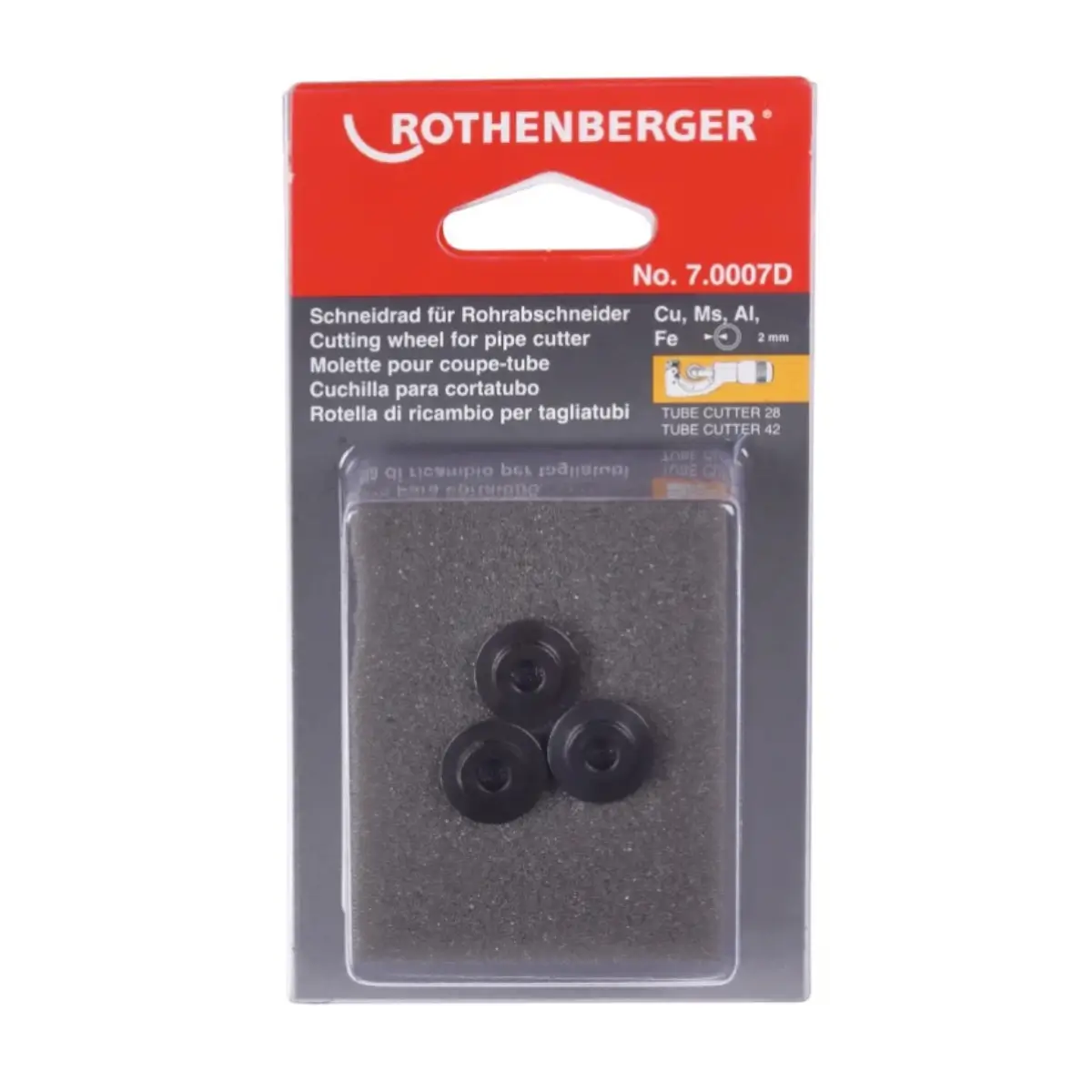 Spare cutter wheel set