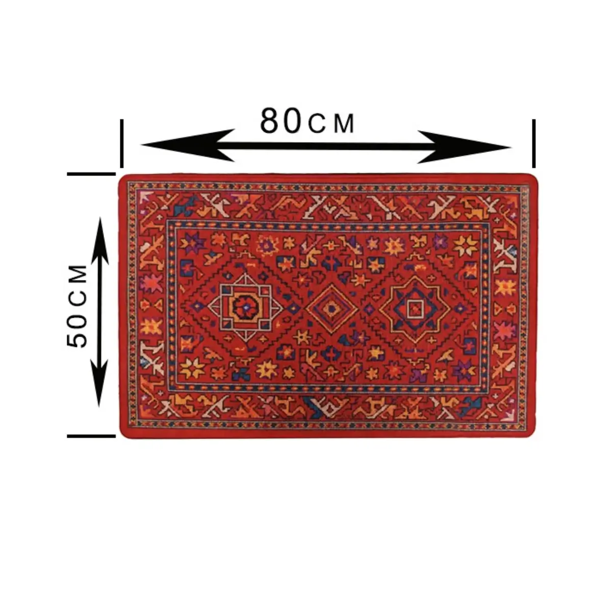 Ethnic pattern floor mat