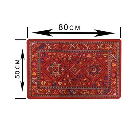 Ethnic pattern floor mat