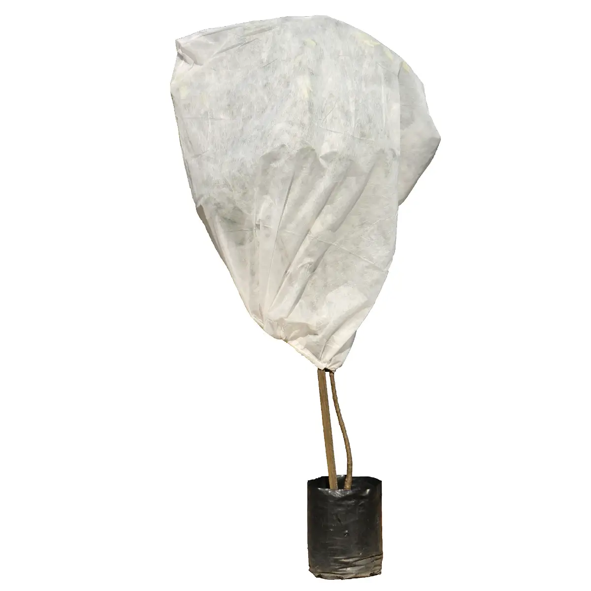 Green and white frost bags