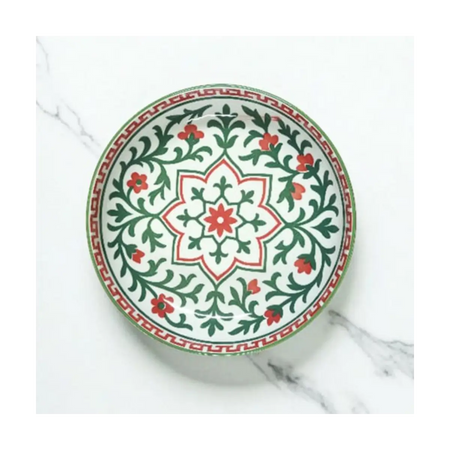 Embossed ceramic dish 12cm