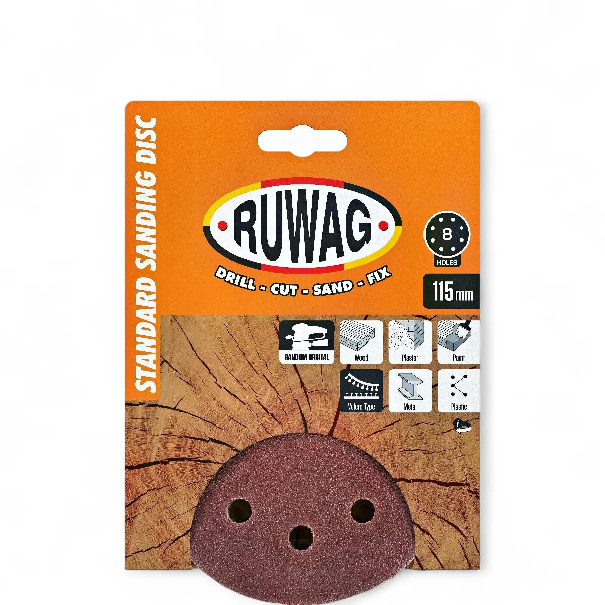 Random Orbital Sanding Disc 115mm