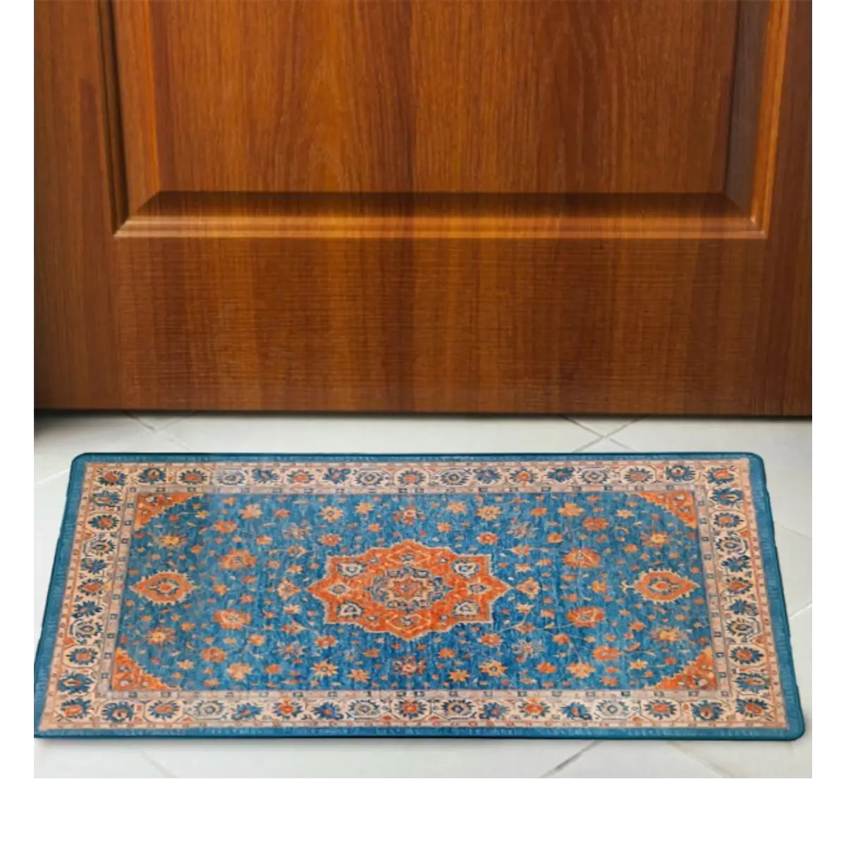 Ethnic pattern floor mat