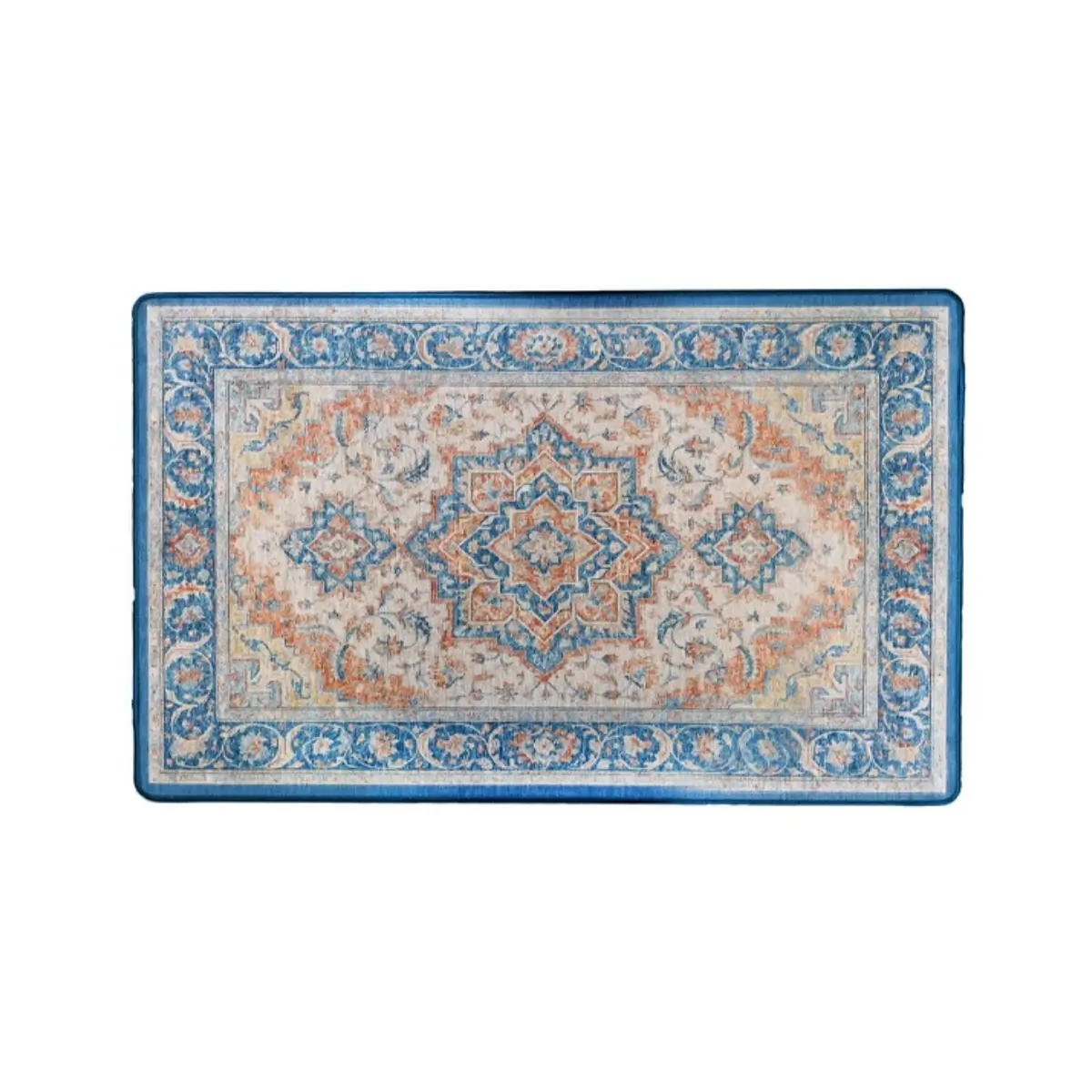 Ethnic patterned floor mat