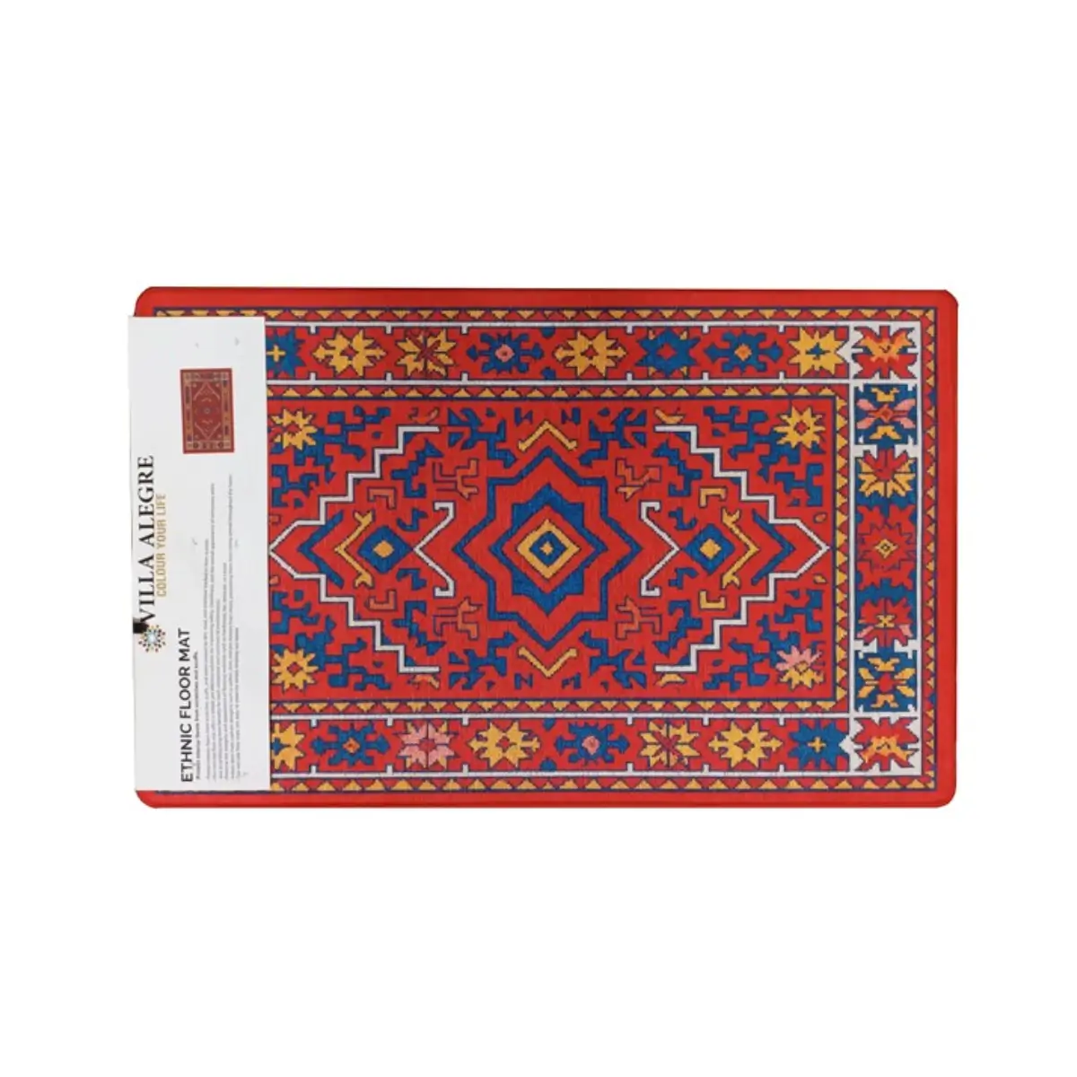 Ethnic pattern floor mat