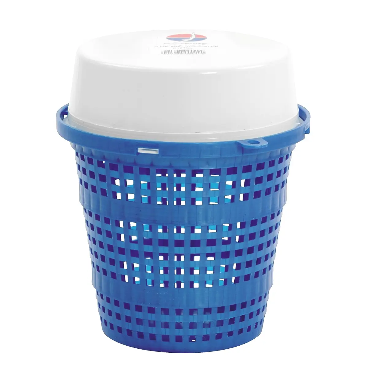 Floating pool chlorinator basket