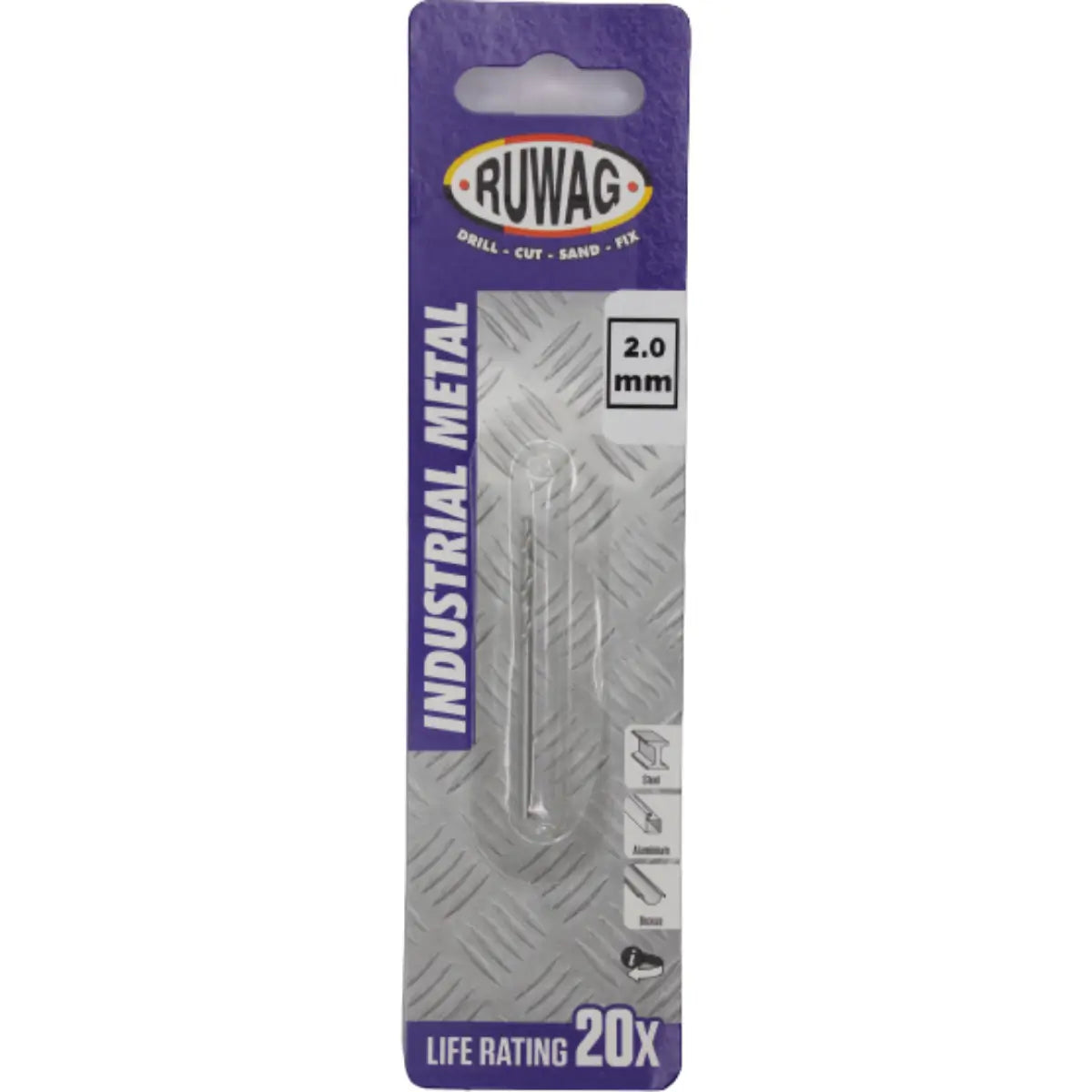 Ruwag 2mm Metal Drill Bit - Al's Hardware