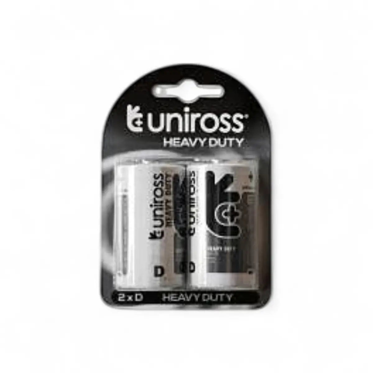 Uniross Batteries Uniross Battery Heavy Duty Zinc D 2 Pack Battery