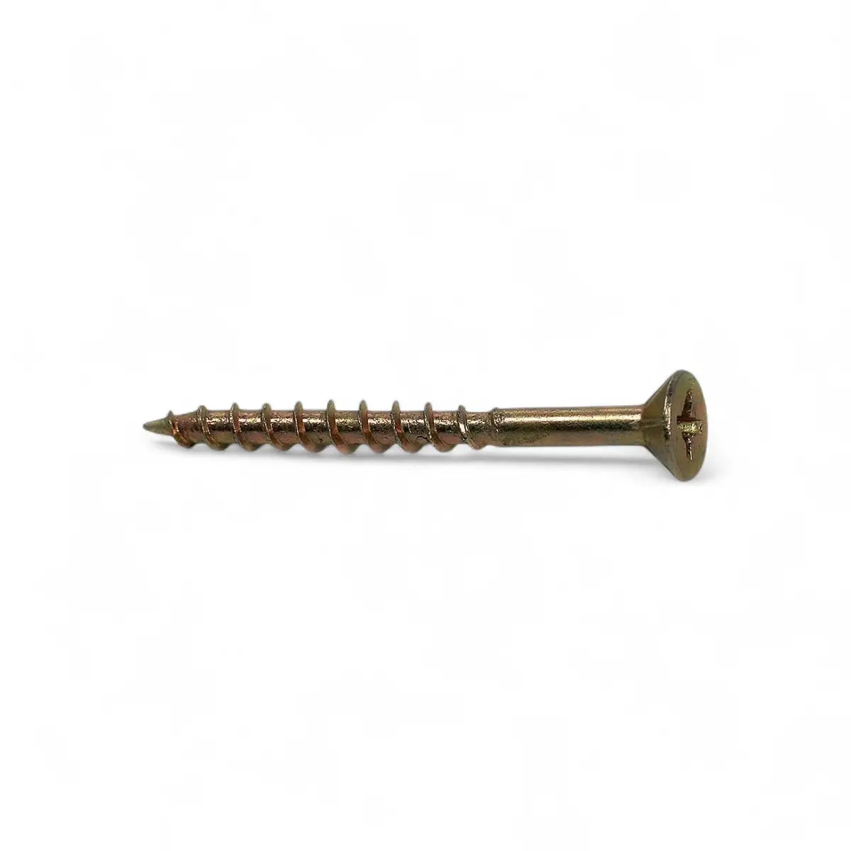 Yellow Passivated Chipboard Screw (400-Pack)