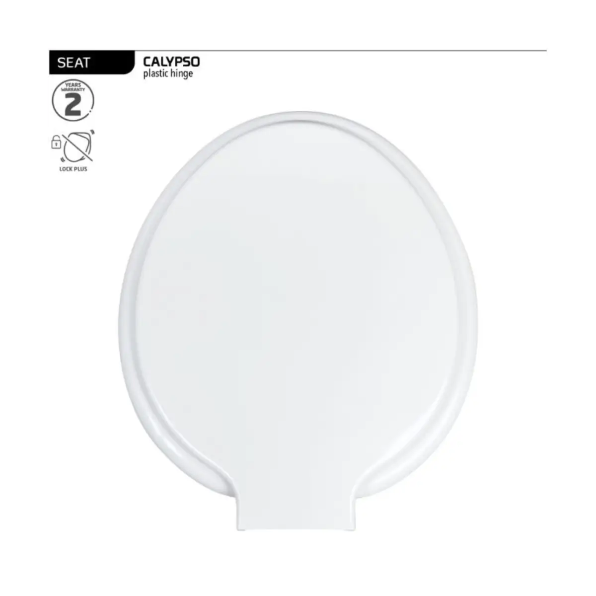 White toilet seat cover
