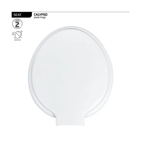 White toilet seat cover