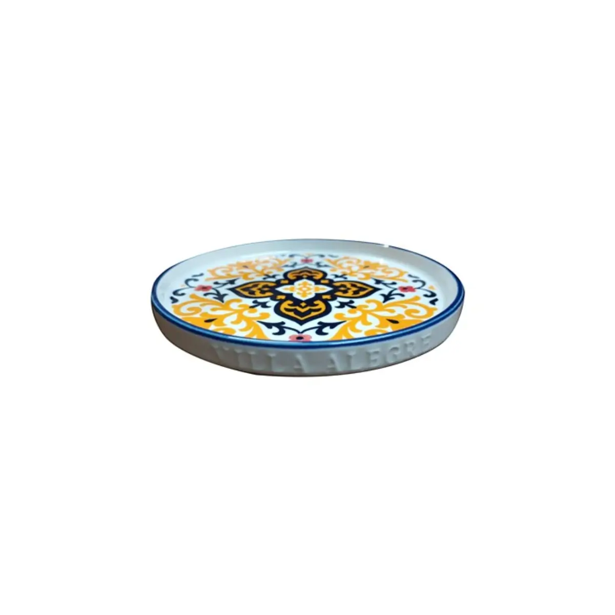Stackable flat cake plate