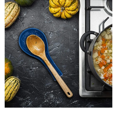 Ceramic spoon rest holder