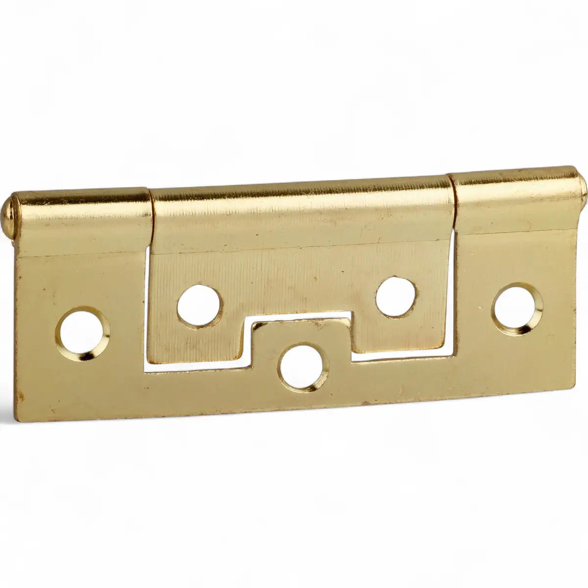 Brass Plated Flush Hinge (2-Pack)