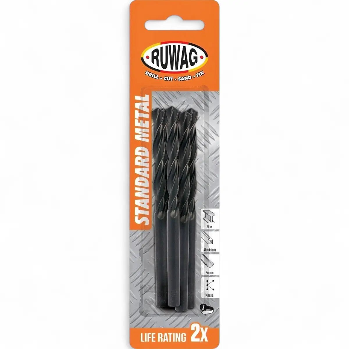 Standard Metal Drill Bit (5-Pack)
