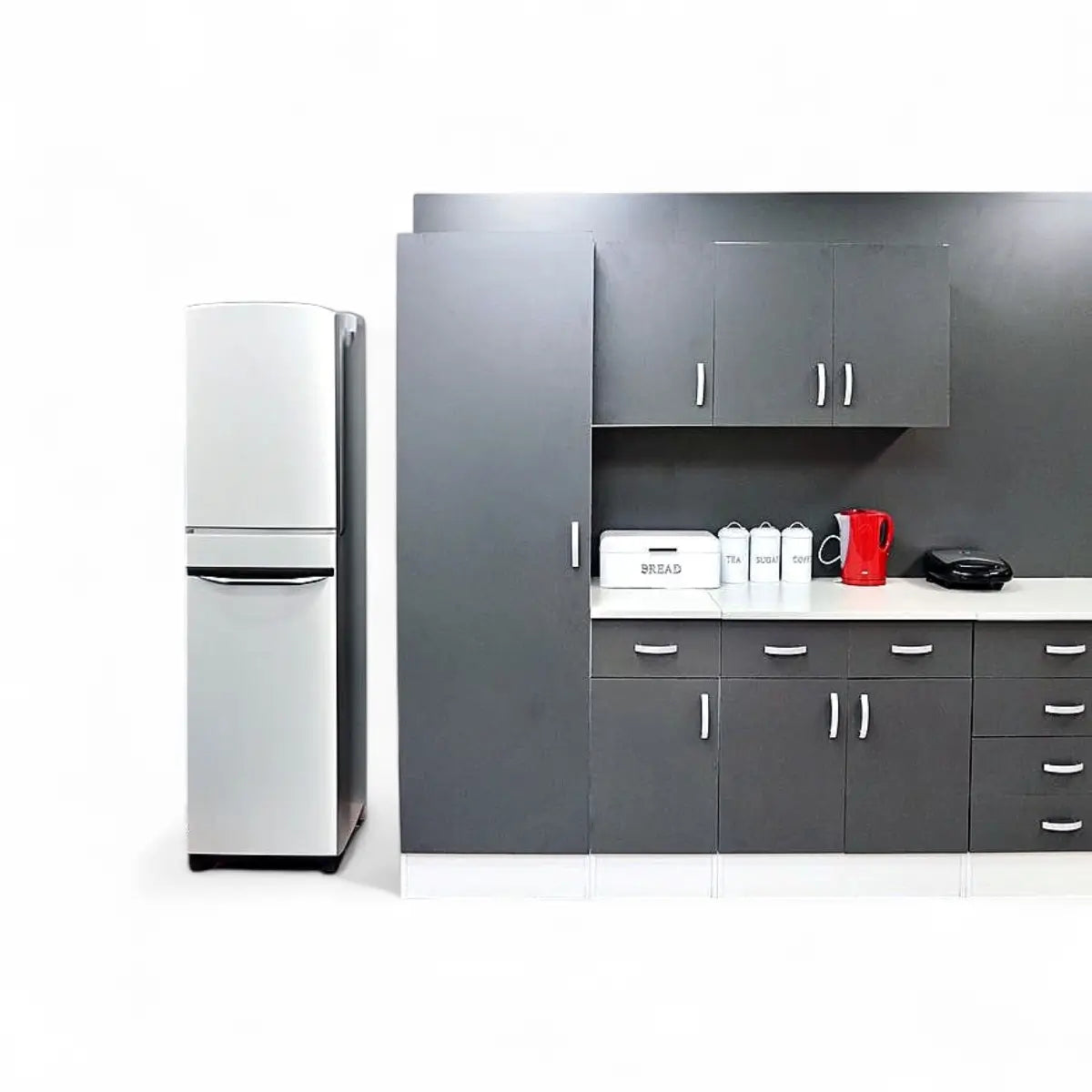 Pantry Tall Unit 600mmx1980mm Height - 1 Door Vermont Slate